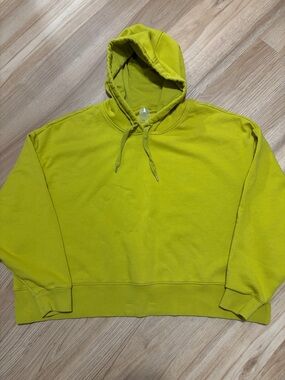 CALIA Carrie Underwood Green Cropped Hoodie XXL Athleisure Sweatshi